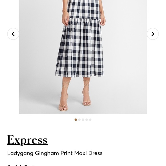 Ladygang X Express Gingham Dress - Picture 3 of 3
